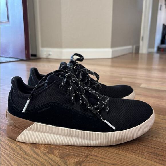 SOREL Women's Out N About Plus Black Waterproof Sneakers Size 7.5 - Picture 3 of 10